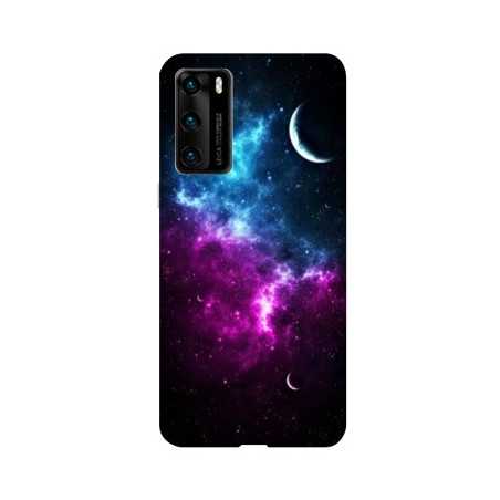 Coque pour Huawei P40 Univers Bleu violet