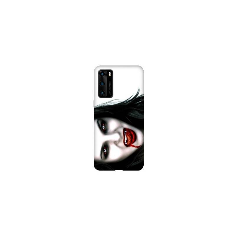 Coque pour Huawei P40 Vampire blanc