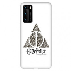 Coque pour Huawei P40 WB License harry potter pattern triangle Blanc
