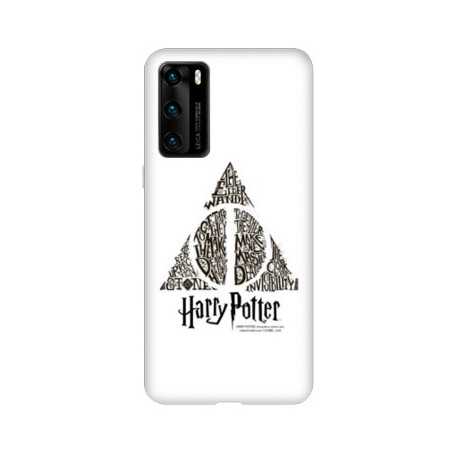 Coque pour Huawei P40 WB License harry potter pattern triangle Blanc
