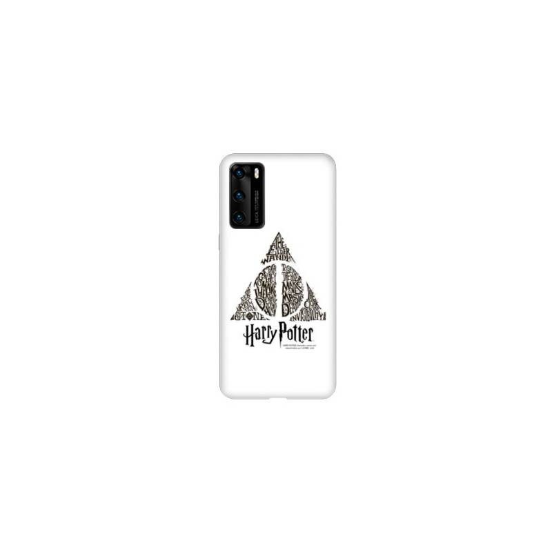 Coque pour Huawei P40 WB License harry potter pattern triangle Blanc