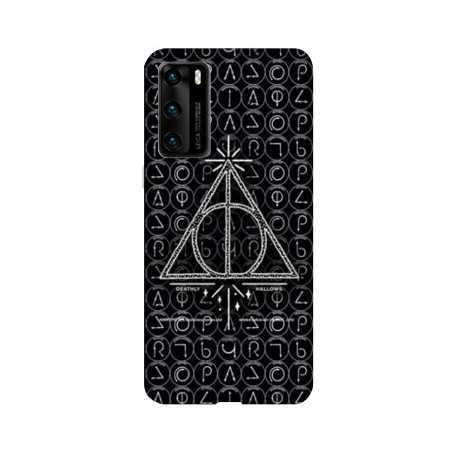 Coque pour Huawei P40 WB License harry potter pattern triangle noir