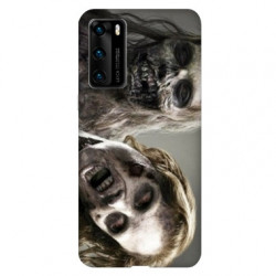 Coque pour Huawei P40 Zombie blanc