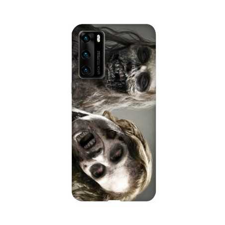 Coque pour Huawei P40 Zombie blanc