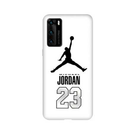 Coque pour Huawei P40 Jordan 23 Blanc