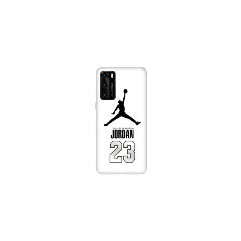 Coque pour Huawei P40 Jordan 23 Blanc