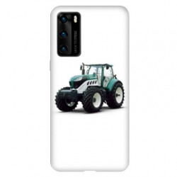 Coque pour Huawei P40 PRO Agriculture Tracteur Blanc