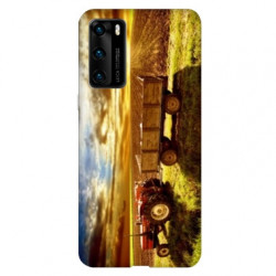 Coque pour Huawei P40 PRO Agriculture Tracteur color
