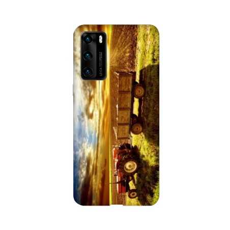 Coque pour Huawei P40 PRO Agriculture Tracteur color