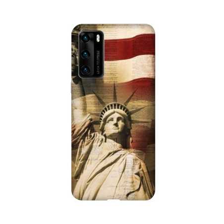 Coque pour Huawei P40 PRO Amerique USA Statue liberté