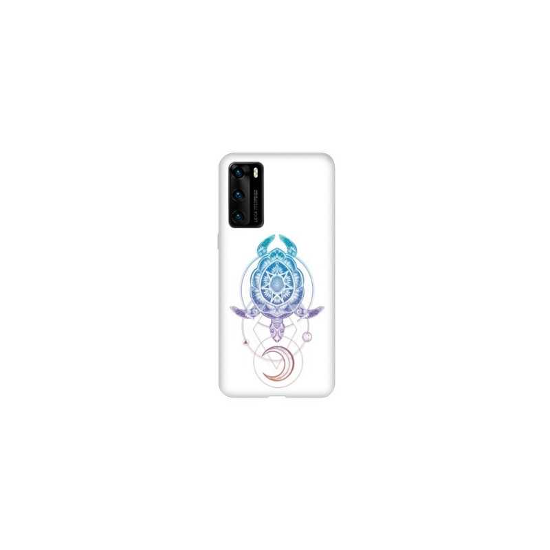 Coque pour Huawei P40 PRO Animaux Maori tortue color
