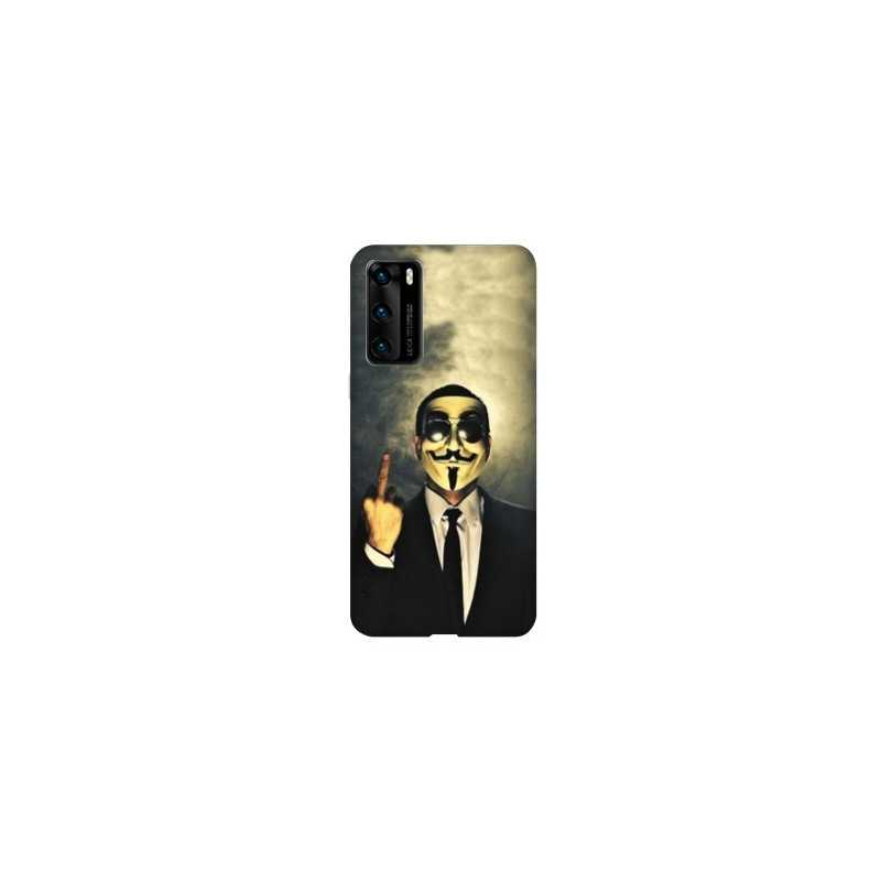 Coque pour Huawei P40 PRO Anonymous doigt