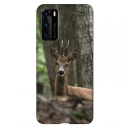 Coque pour Huawei P40 PRO chasse chevreuil Bois