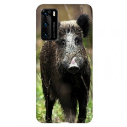 Coque pour Huawei P40 PRO chasse sanglier bois