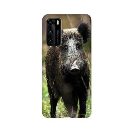 Coque pour Huawei P40 PRO chasse sanglier bois