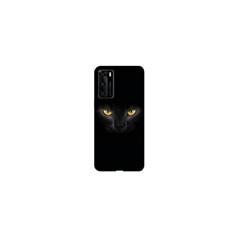 Coque pour Huawei P40 PRO Chat Noir