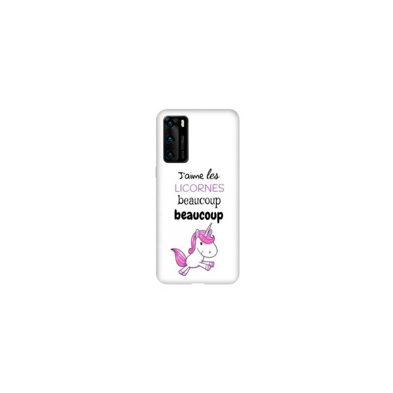 Coque pour Huawei P40 PRO Decale licornes