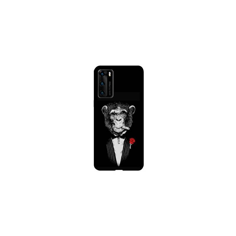 Coque pour Huawei P40 PRO Decale Singe Mafia