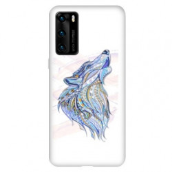 Coque pour Huawei P40 PRO Ethniques Loup Color