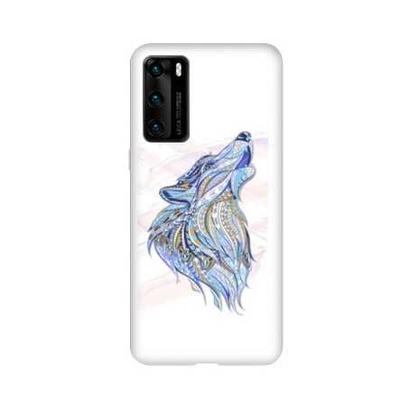 Coque pour Huawei P40 PRO Ethniques Loup Color