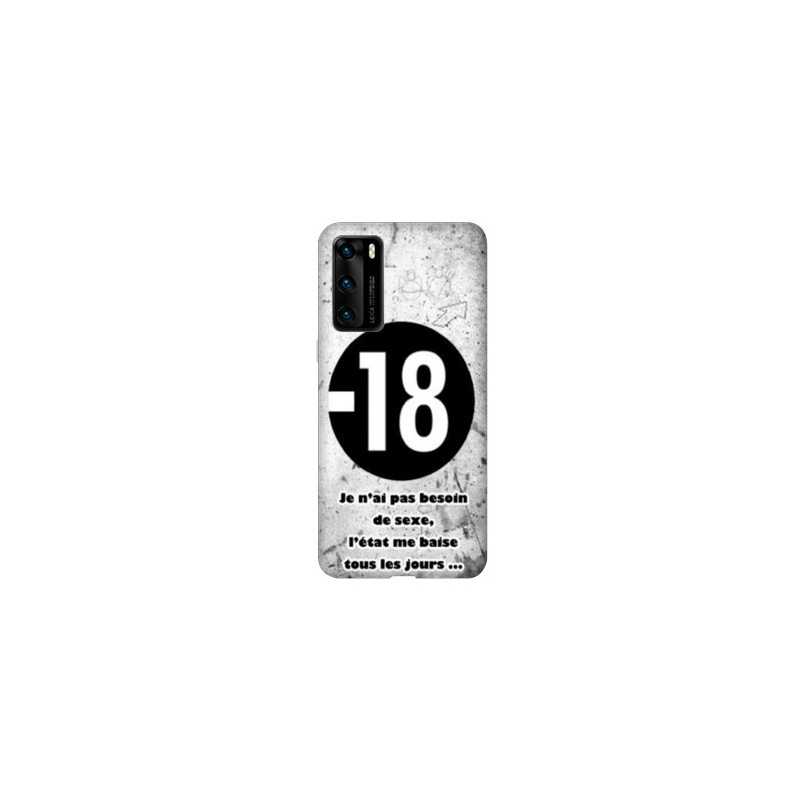 Coque pour Huawei P40 PRO Humour 18 ans