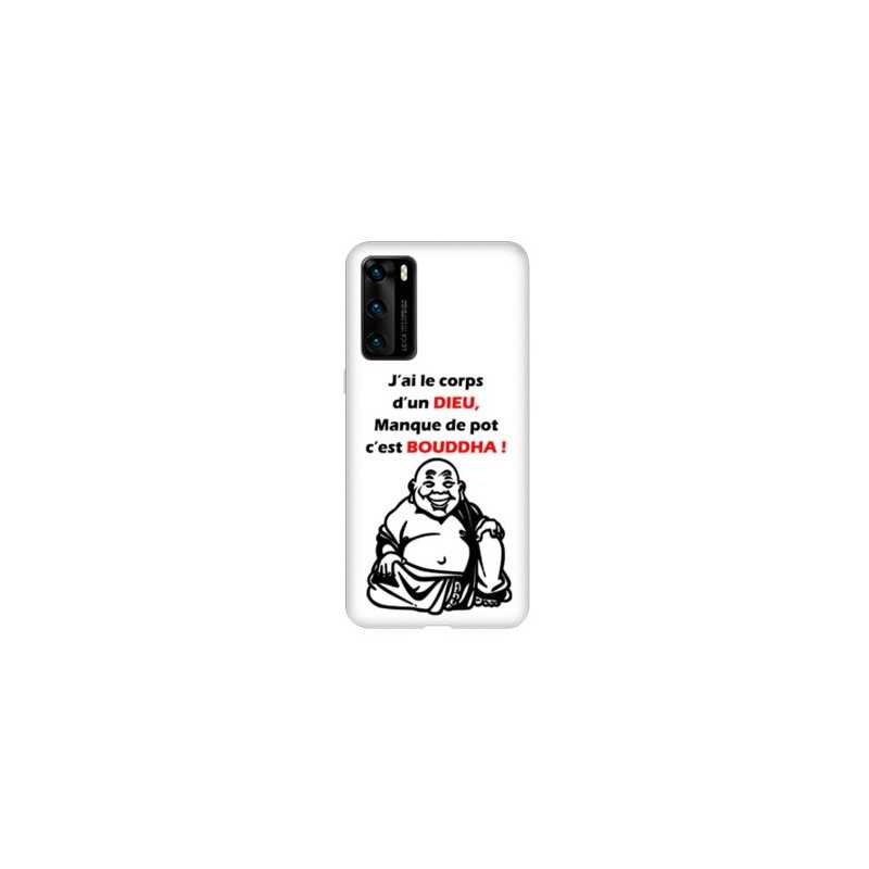 Coque pour Huawei P40 PRO Humour Bouddha