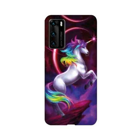 Coque pour Huawei P40 PRO Licorne Arc en ciel
