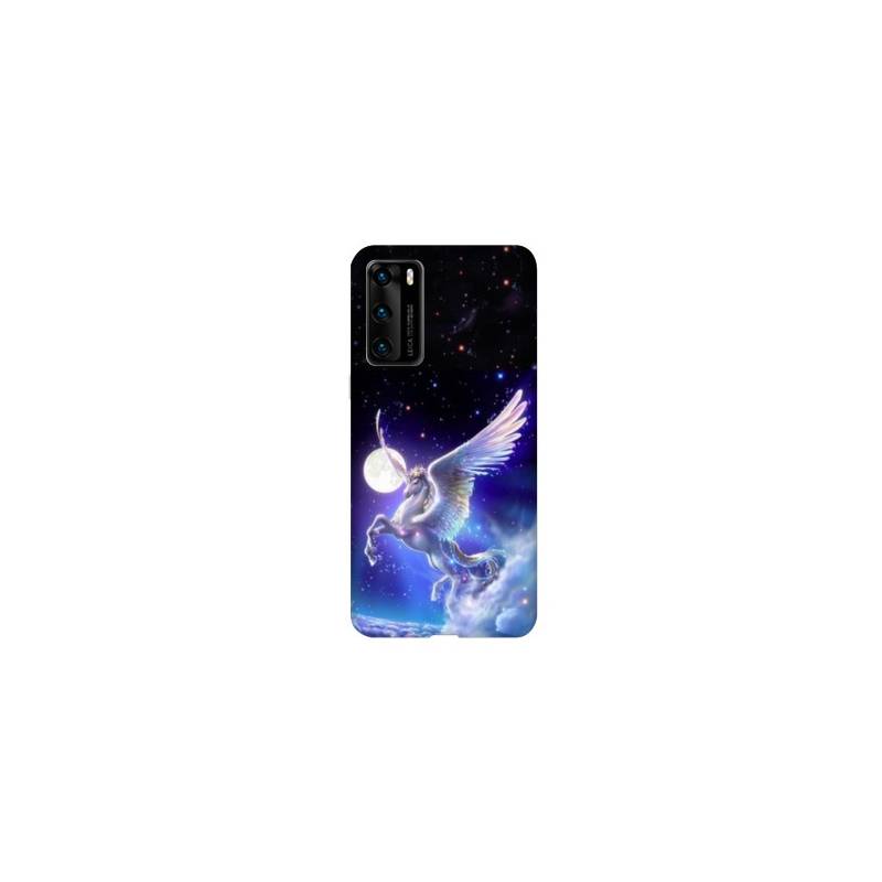 Coque pour Huawei P40 PRO Licorne Céleste