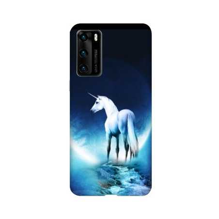 Coque pour Huawei P40 PRO Licorne Lune