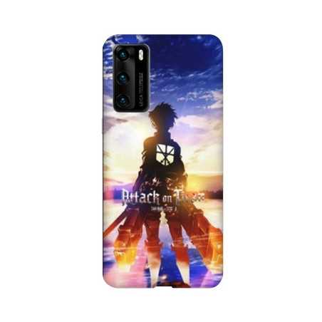 Coque pour Huawei P40 PRO Manga Attaque titans Soleil