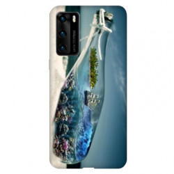 Coque pour Huawei P40 PRO Mer Bouteille