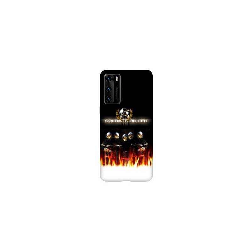 Coque pour Huawei P40 PRO pompier soldat