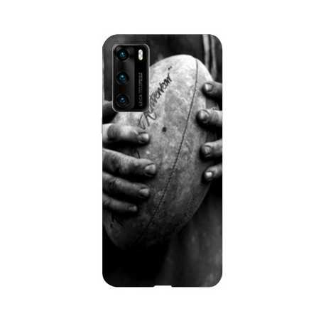 Coque pour Huawei P40 PRO Rugby ballon vintage