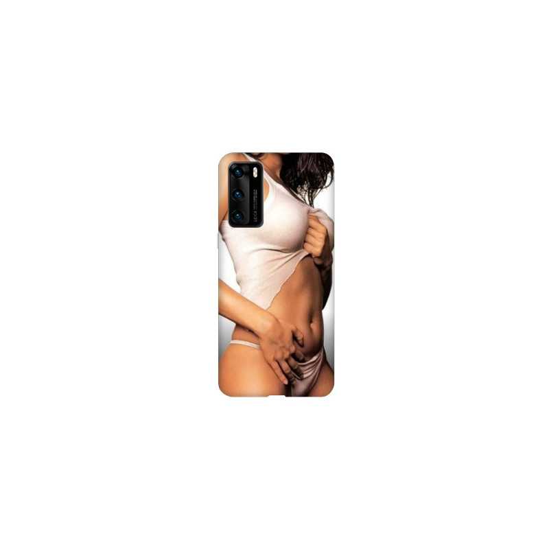 Coque pour Huawei P40 PRO Sexy tee shirt blanc