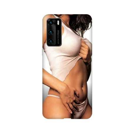 Coque pour Huawei P40 PRO Sexy tee shirt blanc