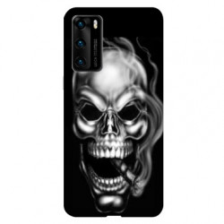 Coque pour Huawei P40 PRO tete de mort Fume
