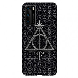 Coque pour Huawei P40 PRO WB License harry potter pattern triangle noir