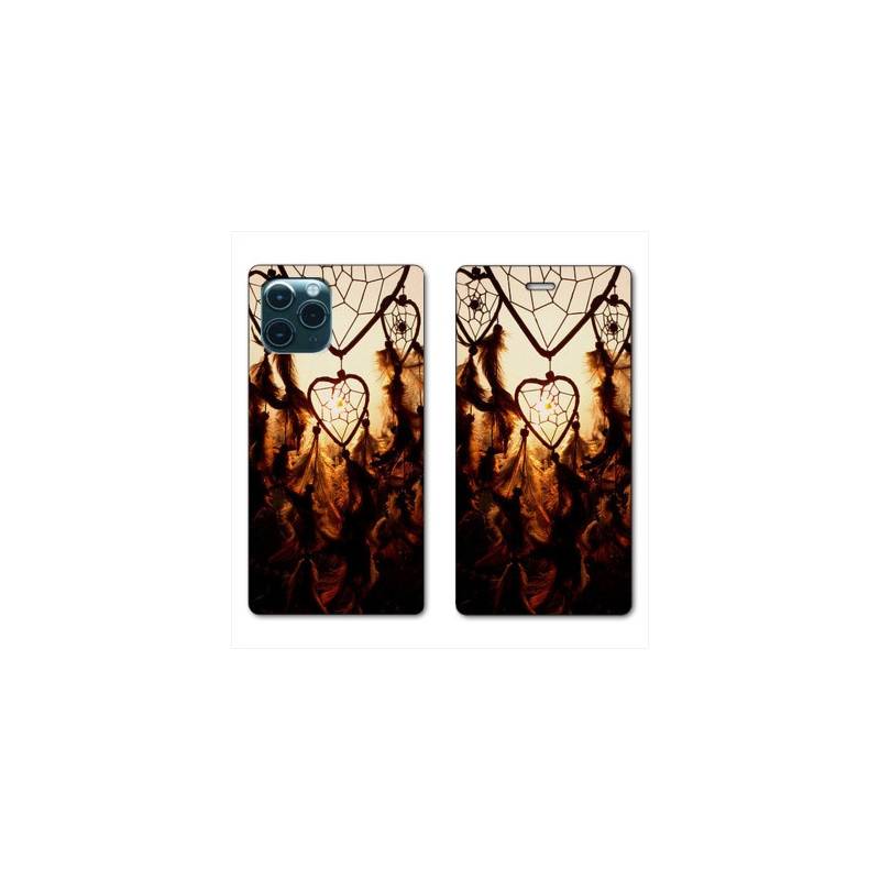 RV Housse cuir portefeuille pour Samsung Galaxy S20 attrape reve Noir