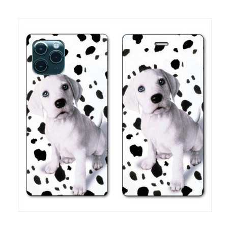 RV Housse cuir portefeuille pour Samsung Galaxy S20 Chien dalmatien