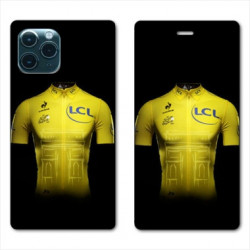 RV Housse cuir portefeuille pour Samsung Galaxy S20 Cyclisme Maillot jaune