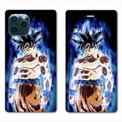RV Housse cuir portefeuille pour Samsung Galaxy S20 Manga Dragon Ball Sangoku Noir