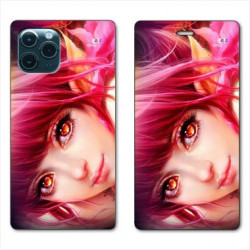 RV Housse cuir portefeuille pour Samsung Galaxy S20 Manga Elfe
