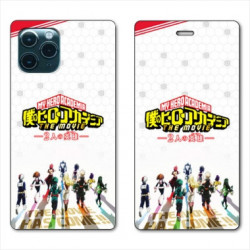 RV Housse cuir portefeuille pour Samsung Galaxy S20 Manga My hero academia blanc