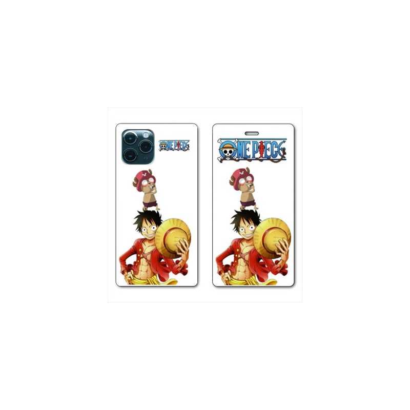 RV Housse cuir portefeuille pour Samsung Galaxy S20 Manga One Piece Chopper