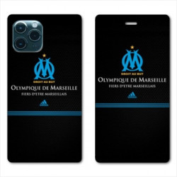 RV Housse cuir portefeuille pour Samsung Galaxy S20 Olympique Marseille OM Fier etre Marseillais