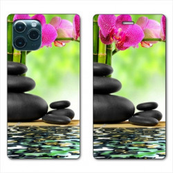 RV Housse cuir portefeuille pour Samsung Galaxy S20 orchidee eau