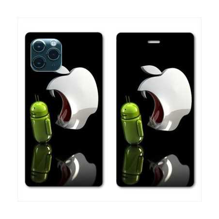 RV Housse cuir portefeuille pour Samsung Galaxy S20 Pomme dent