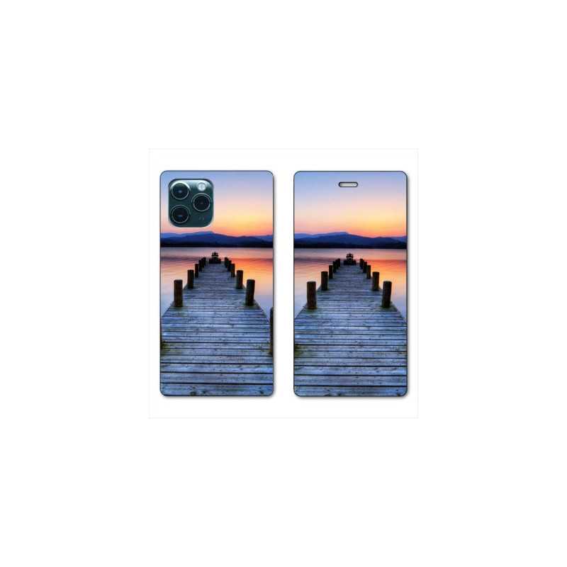 RV Housse cuir portefeuille pour Samsung Galaxy S20 Ponton
