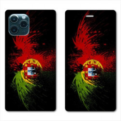 RV Housse cuir portefeuille pour Samsung Galaxy S20 Portugal Aigle