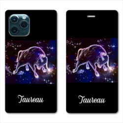 RV Housse cuir portefeuille pour Samsung Galaxy S20 signe zodiaque 2 Taureau